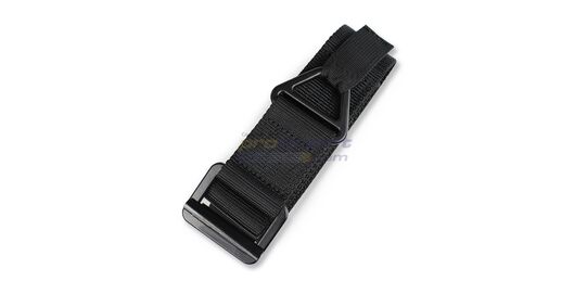 Diablo Shadow vyö metalli soljella 124cm, musta