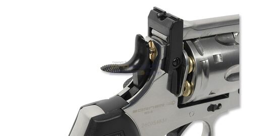 Borner Webley Revolver 4.5mm BB CO2, Silver