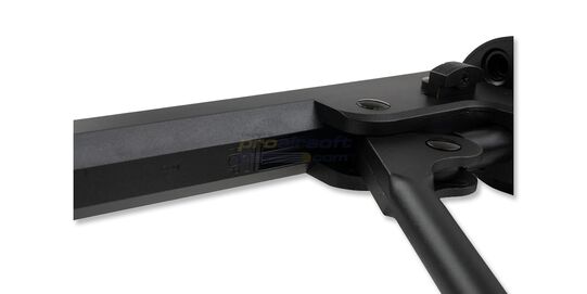 Marui Colt M1851 Navy Spring Revolver, Black - Marui Colt M1851 Navy spring revolver - Close-up of loading lever.