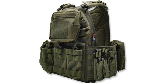 Swiss Arms Heavy Plate Carrier, vihreä