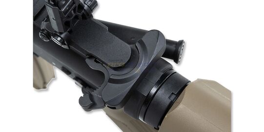 Specna Arms SA-C17 CORE HAL ETU Gen2 AEG, Tan - Rear FlipUp Sight