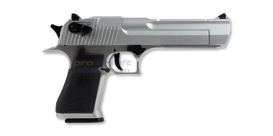 Cybergun Desert Eagle CO2, GBB, Full Auto, Full Metal, Silver