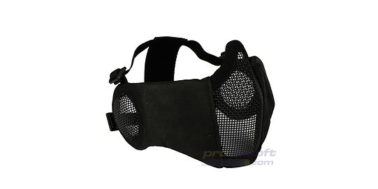 Diablo V3 Metal Mesh Half Mask Black