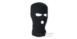 Mil-Tec 3 Hole Winter Balaclava Black