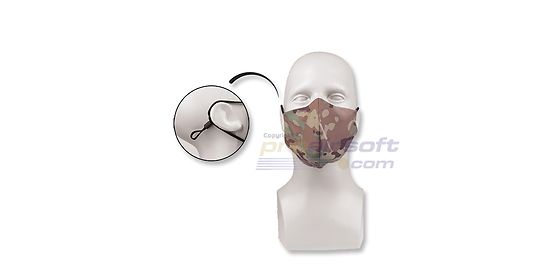 Miltec Mouth Cover, Multicam