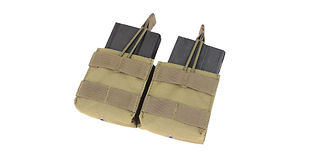 Condor Double Open-Top M14 Mag Pouch Tan