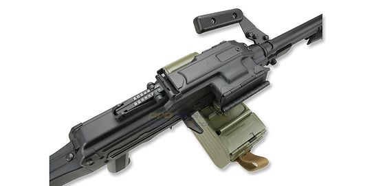 A&K PKM konekivääri, metalli musta