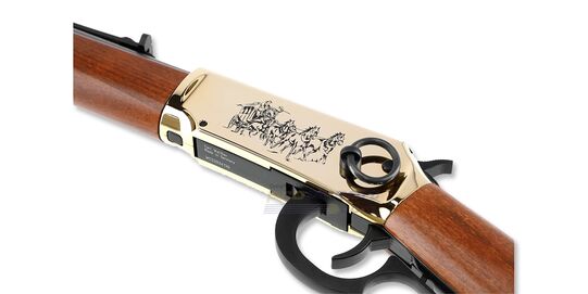 Umarex Wells Fargo Lever Action CO2 4.5mm Air Rifle, 24K Gold-Plated