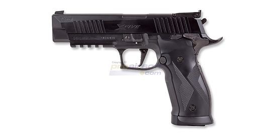 Sig Sauer P226 X-Five ilmapistooli 4,5mm CO2, rihlattu musta>