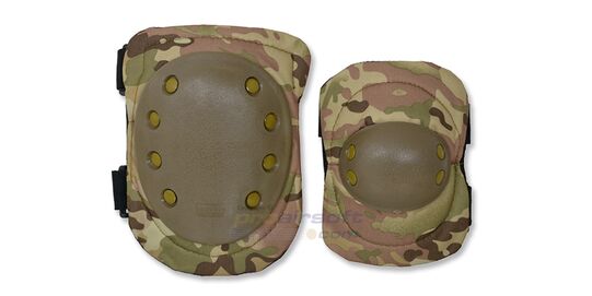 Polvi+kyynärsuojat, multicam
