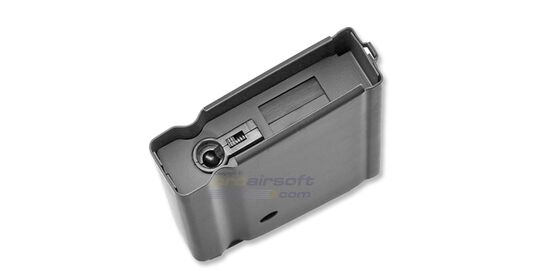 BAR M1918 Magazine (140) - Detailed feed opening of the BAR M1918 steel airsoft magazine