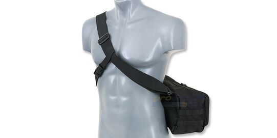 Ratalaukku kompakti, musta