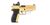 Raven R226 GBB With Red Dot Sight, Full Metal, Gold/Black