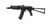 AKS-74U sähköase, musta