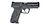 Umarex T4E Smith&Wesson M&P9 .43 pistooli, musta