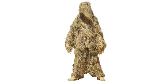 Condor ghillie-asu, hiekka