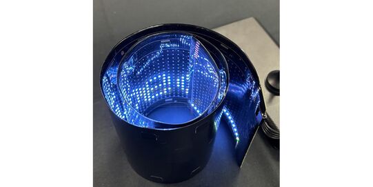 Timer Wireless LED Score Display (Rollable) – Flexible Waterproof LED Board for Shooting Sports - Wireless rollable LED scoreboard M16P2 for shooting timers