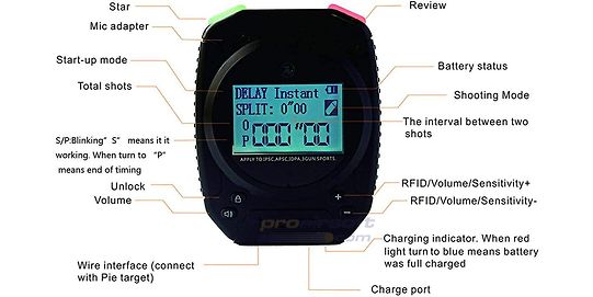 M1A2 Shot Timer, Orange