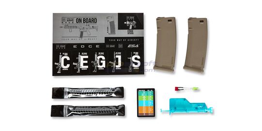 Specna Arms Daniel Defence Mk18 P26 Prime HAL ETU Chaos Bronze, hiekka