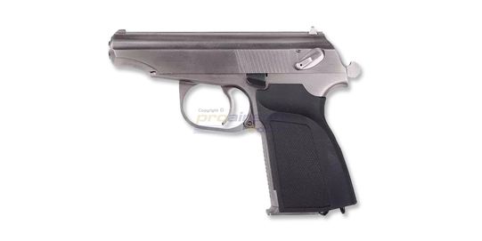 WE Makarov kaasupistooli, metalli hopea