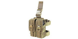 Condor Drop Leg M4 Mag Pouch Tan