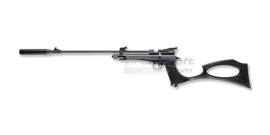 RazorGun Blaze 5.5 mm CO₂ Air Gun – Convertible Pistol & Rifle - RazorGun Blaze CO₂ air gun configured as a rifle with stock and long barrel