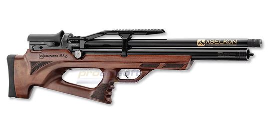 Aselkon MX10 PCP Airgun6.35mm, Wood