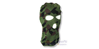 Mil-Tec kommandopipo, 3-reikäinen, camo