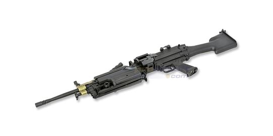 Cybergun FN M249 Mk2 konekivääri - metalli, musta - Cybergun FN M249 Mk2