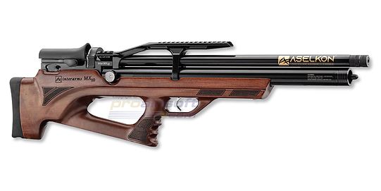 Aselkon MX10 PCP ilmakivääri 6.35mm, puutukki