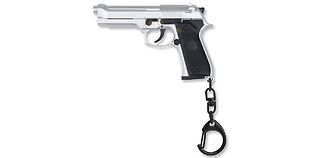Diablo Keychain Beretta M92, Silver