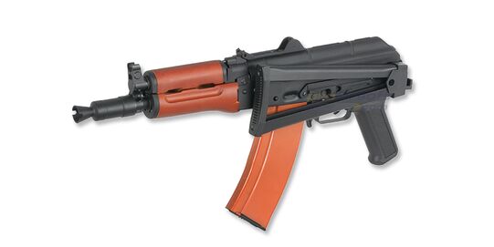 AKS 74U blowback sähköase, puu/metalli