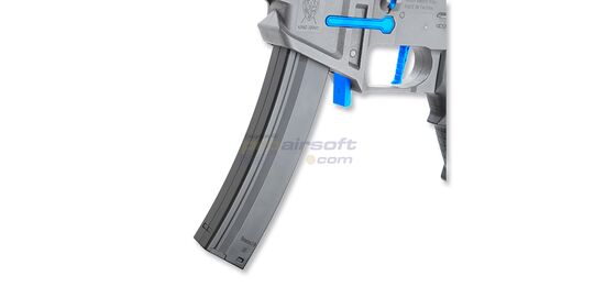 King Arms PDW 9mm SBR Long AEG, Grey&Blue