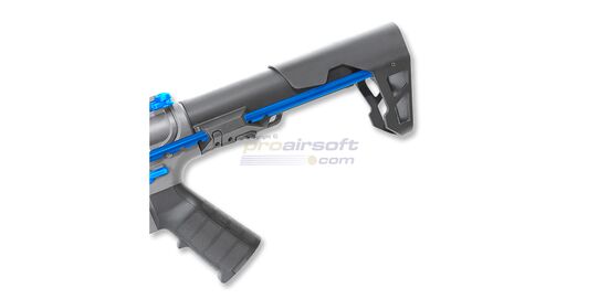 King Arms PDW 9mm SBR Long AEG, Grey&Blue