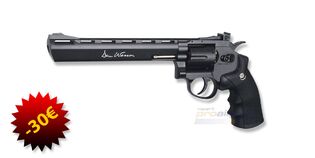 ASG Dan Wesson revolveri 8"  4,5mm CO2, musta